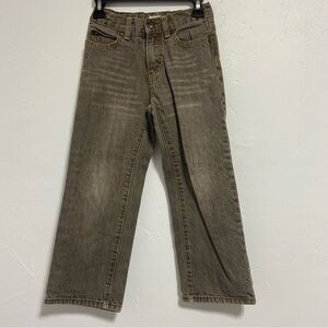 OshKosh B'gosh Brown Denim Jeans Boys Size 6 Regular Pants